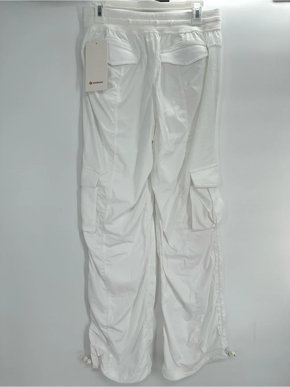 NWT Lululemon Dance Studio Relaxed-Fit Mid-Rise Cargo Pant White Size Small